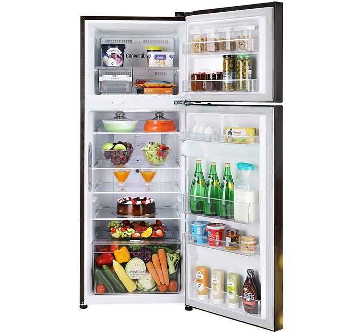 LG 284 L 2 Star Smart Inverter Frost-Free Double Door Refrigerator (GL-T302RHCY)